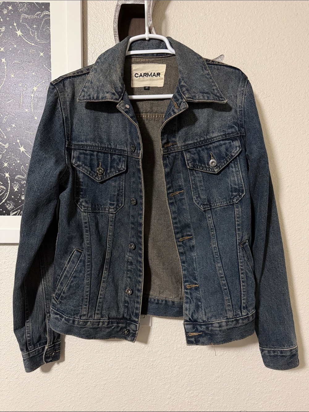 Oversized Carmar denim jean jacket